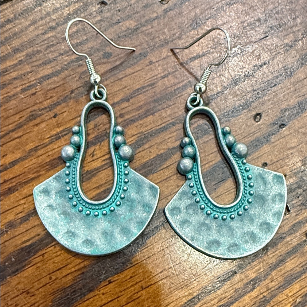 Elegant Turquoise Dangle Earrings